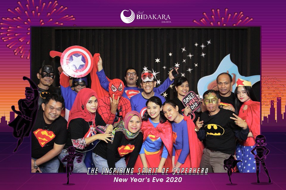 Photobooth Jakarta The Inspiring Spirit Of Superhero New Years Eve 2020 Hotel Bidakara