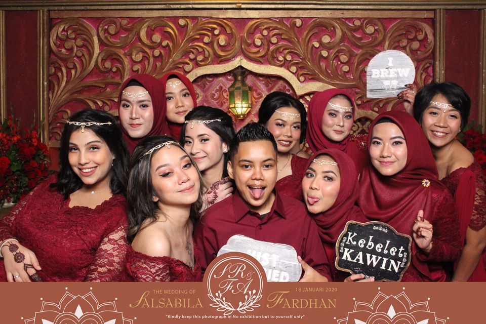 photobooth Wedding Salsabila Fardhan